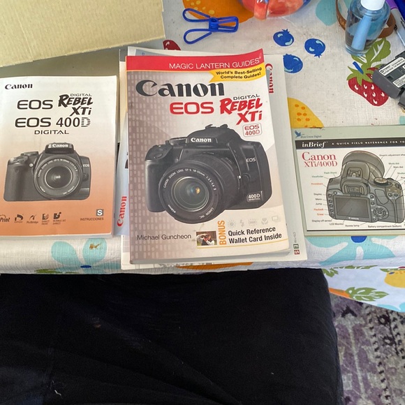 Canon EOS digital rebel still black camera